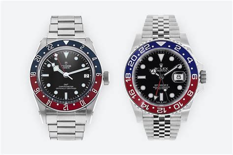 tudor black bay gmt vs rolex gmt 2|tudor black bay gmt pepsi.